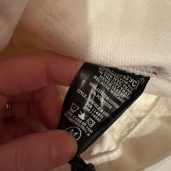 BlankNYC Pink Dip-Dyed White Twill Drop Shoulder Trucker Jacket Medium NEW - Picture 6 of 10